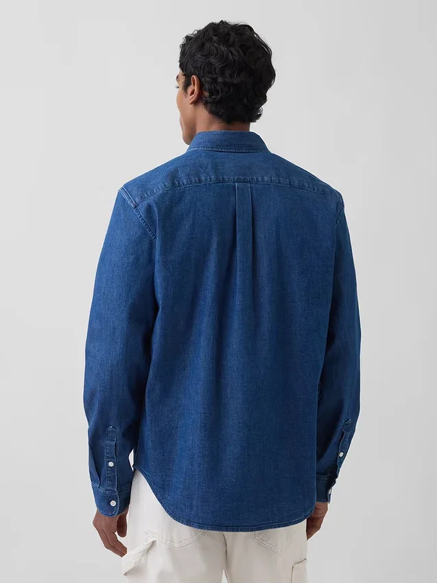 Camicia in denim con tasche