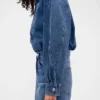 Camicia in denim con zip GAP × Victoria Beckham