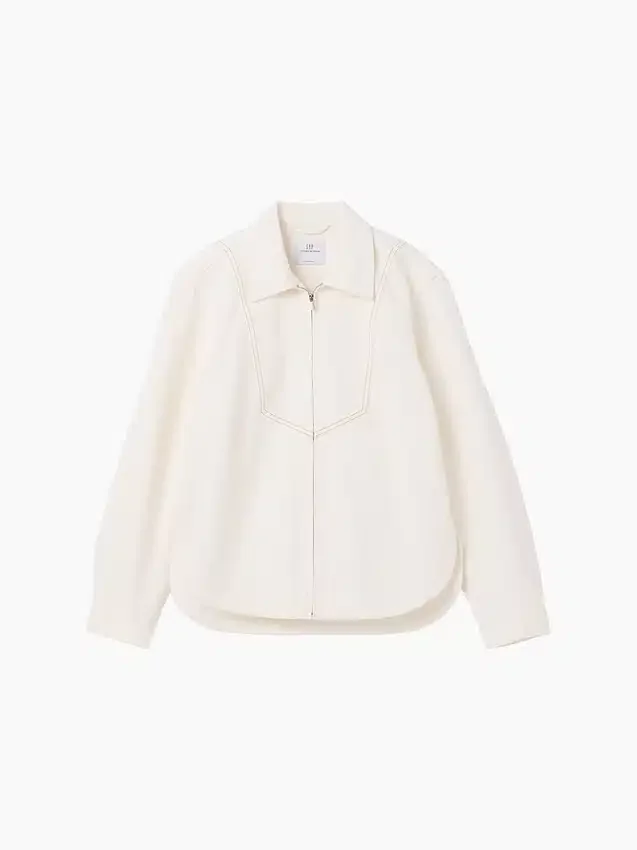 Camicia in denim con zip GAP × Victoria Beckham