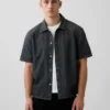 Camicia in denim dal taglio morbido