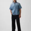 Camicia in denim dal taglio morbido