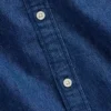 Camicia in denim dal taglio rilassato con orlo dritto