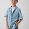 Camicia in denim per bambini dal taglio comodo