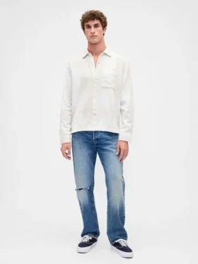 Camicia in flanella dal taglio comodo