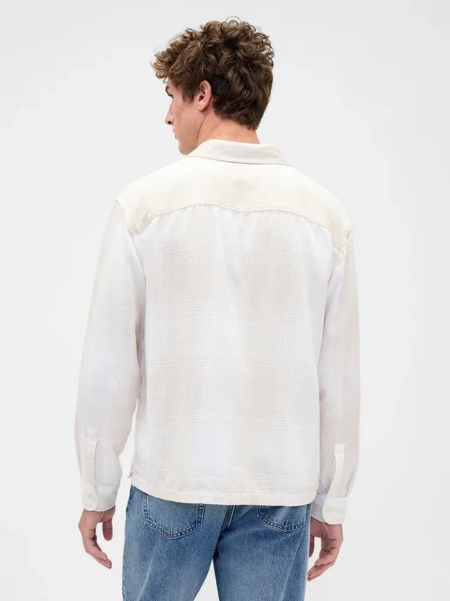 Camicia in flanella dal taglio comodo