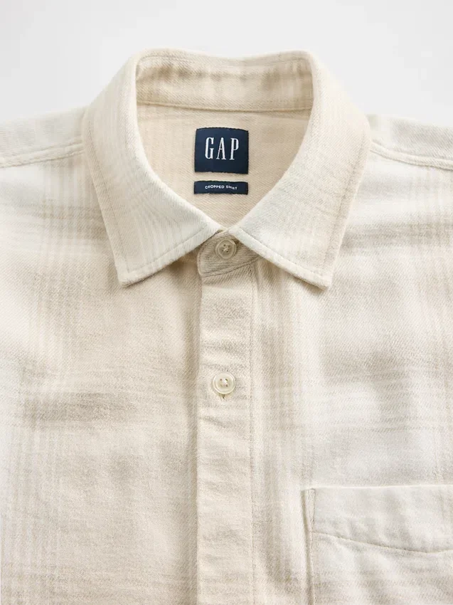 Camicia in flanella dal taglio comodo
