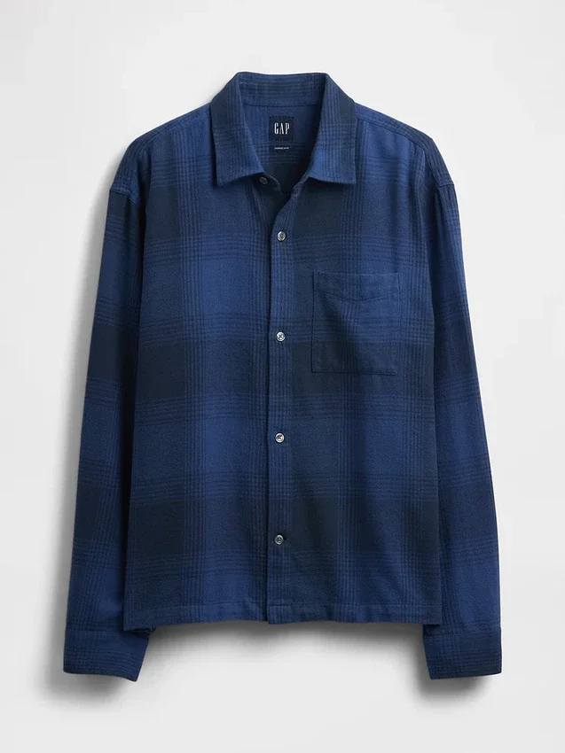 Camicia in flanella dal taglio comodo