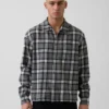 Camicia in flanella morbida di cotone biologico