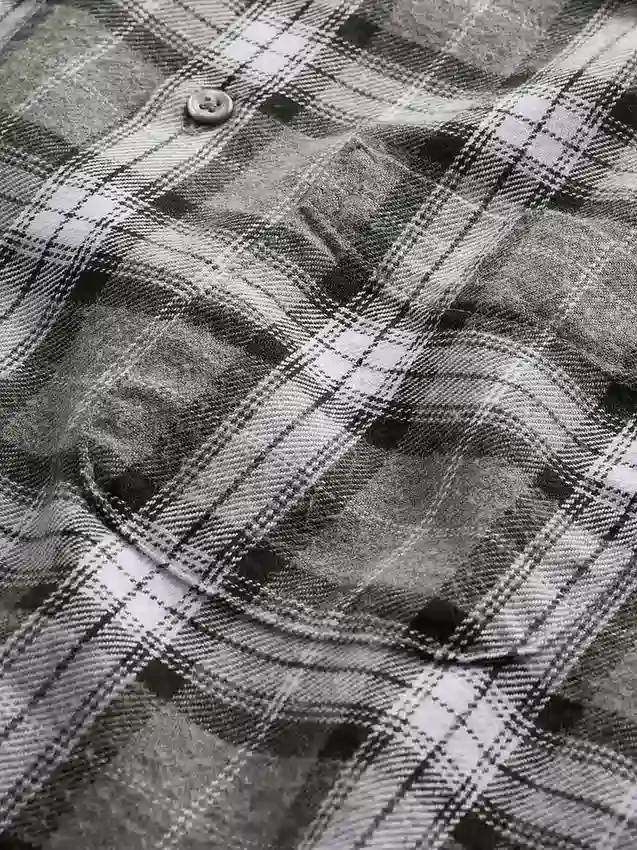 Camicia in flanella morbida di cotone biologico