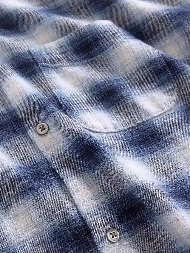 Camicia in flanella morbida di cotone biologico