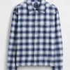 Camicia in flanella morbida di cotone biologico