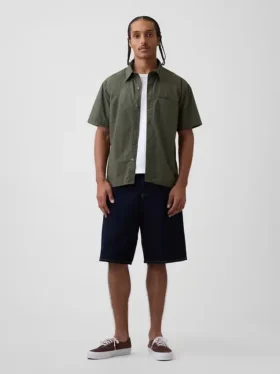 Camicia in popeline dalla vestibilità comoda