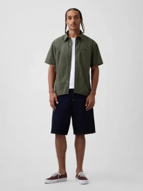 Camicia in popeline dalla vestibilità comoda