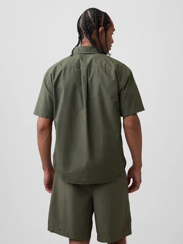 Camicia in popeline dalla vestibilità comoda