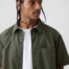 Camicia in popeline dalla vestibilità comoda