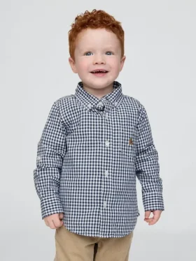 Camicia in popeline per neonato & bebè