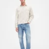 Camicia in twill con orlo dritto