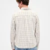 Camicia in twill con orlo dritto