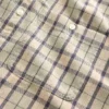 Camicia in twill con orlo dritto
