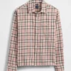 Camicia in twill con orlo dritto