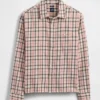 Camicia in twill con orlo dritto