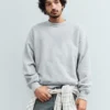 Camicia in twill con orlo dritto