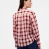 Camicia in voile a quadri