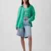 Camicia oversize in 100% lino