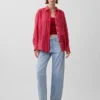 Camicia oversize in 100% lino