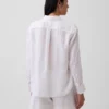 Camicia oversize in 100% lino