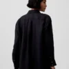 Camicia oversize in 100% lino