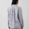 Camicia oversize in 100% lino