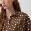 Camicia oversize in 100% lino