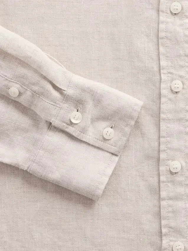 Camicia oversize in 100% lino