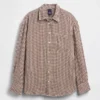 Camicia oversize in 100% lino