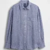 Camicia oversize in 100% lino