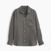Camicia oversize in 100% lino