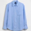 Camicia oversize in 100% lino
