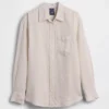 Camicia oversize in 100% lino
