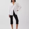 Camicia oversize in cotone biologico Oxford