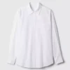 Camicia oversize in cotone biologico Oxford