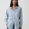 Camicia oversize in denim