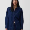 Camicia oversize in denim