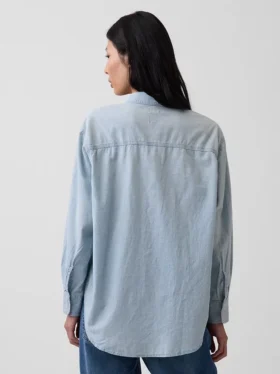 Camicia oversize in denim