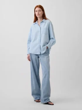 Camicia oversize in denim