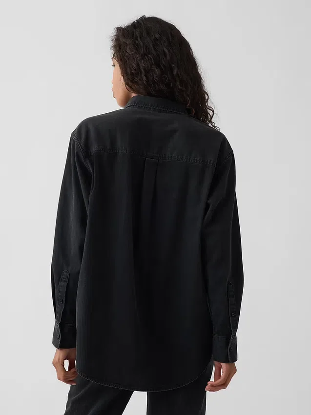 Camicia oversize in denim
