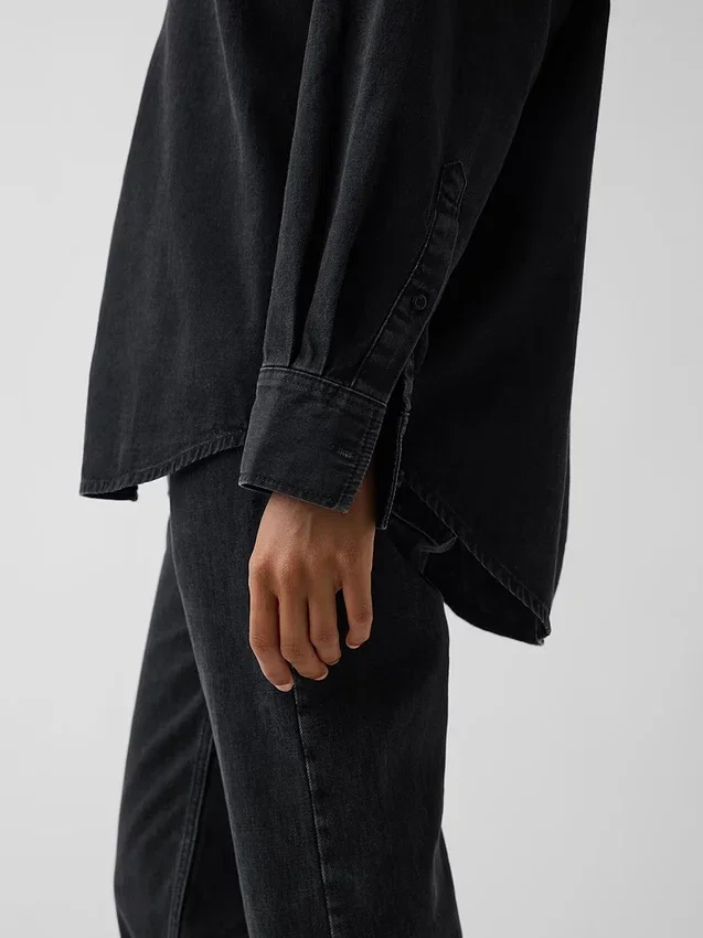 Camicia oversize in denim