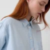Camicia oversize in denim