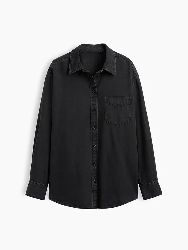 Camicia oversize in denim