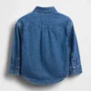 Camicia oversize in denim per neonato & bebè